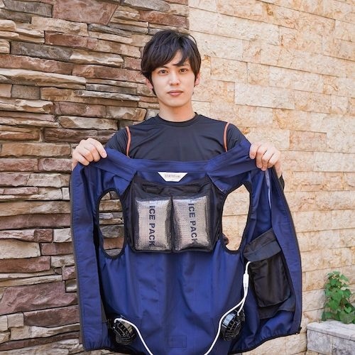 岡潮 空調ベスト(ウェアのみ)日本製生地使用 20