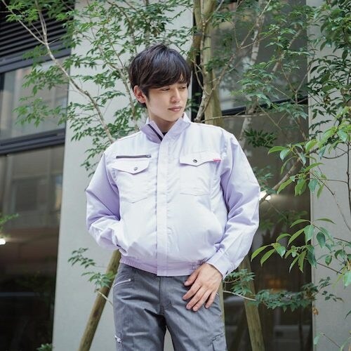 岡潮 空調長袖ブルゾン(ウェアのみ)日本製生地使用