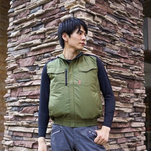 岡潮 空調ベスト(ウェアのみ)日本製生地使用 20