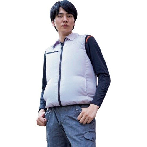 岡潮 空調ベスト(ウェアのみ) 20203 シルバ