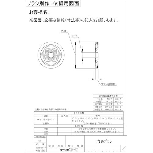 コーワ 洗浄用内巻チャンネルブラシ(多層)