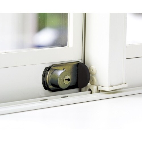 NLS 窓用防犯錠 ファスナーロック ブロンズ 鍵