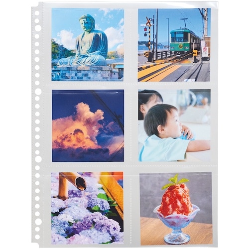 LIHIT コレクションポケット 6ポケット A4