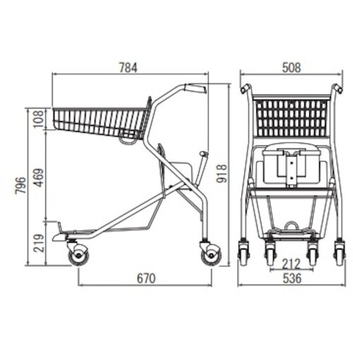 大和産業 こども乗せカート SV572−C100