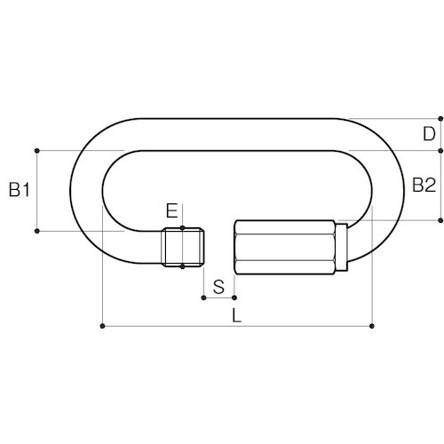 ふじわら ブラックリングキャッチ 6mm