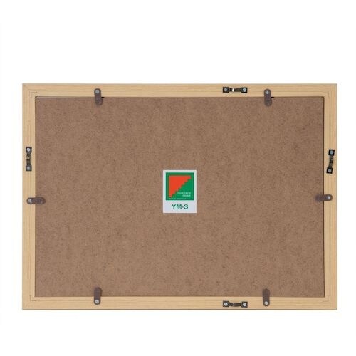 フジカラー 木製額縁YM−3木地 アクリル ワイド