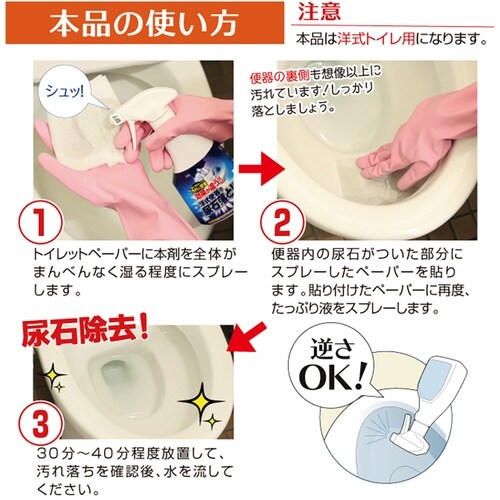 高森コーキ 洋式便器の表面用尿石おとし