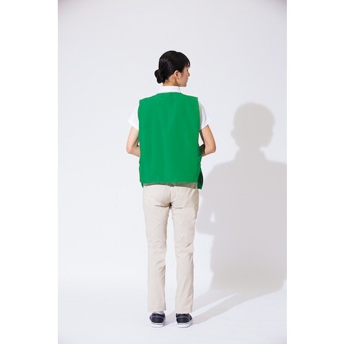 アイトス ベスト型ショートエプロン ネイビー フリ