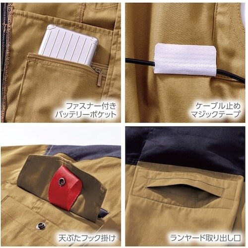 快適ウェア フルハーネス対応難燃長袖ブルゾン M