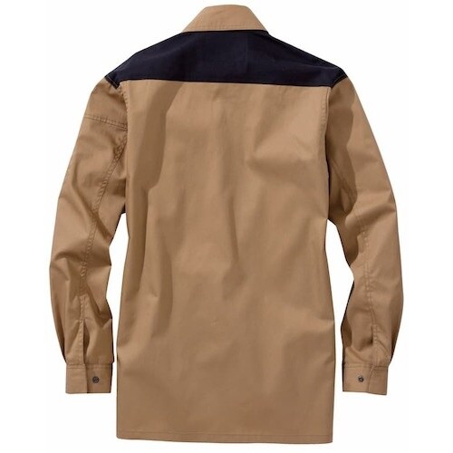 HONO 難燃薄手シャツ 3L ネイビー