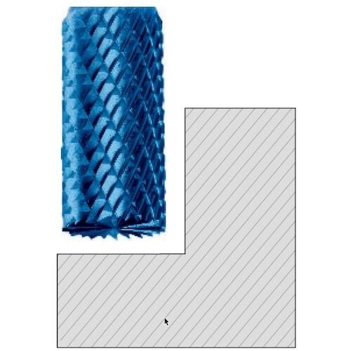 HARDY 超硬バー ブルーコート TCB0820