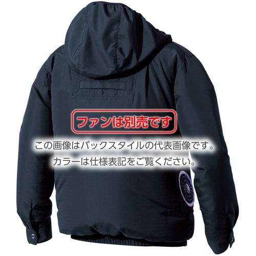 快適ウェア サイドファン長袖フードジャケット 3L