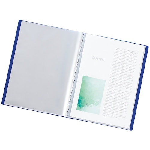 LIHIT クリヤーブック soeru インディゴ