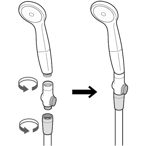 SANEI ストップシャワアダプター