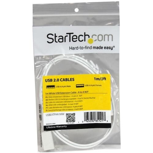 StarTech USB 2.0ケーブル/1m/T