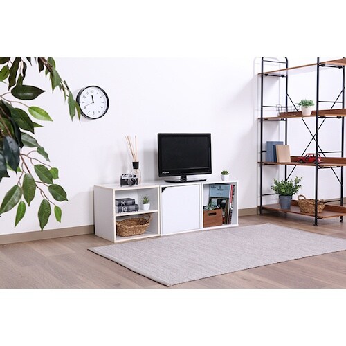 不二貿易 キューブボックス ホワイト CB35OP