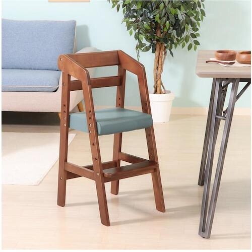 不二貿易 木製ベビーチェアー ミディアムブラウン