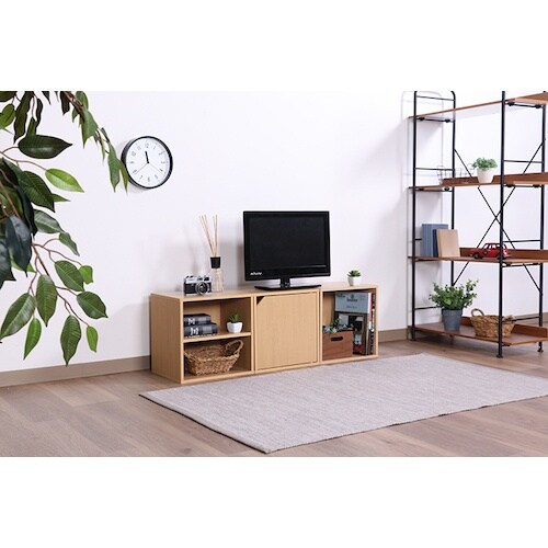 不二貿易 キューブボックス ナチュラル CB35O