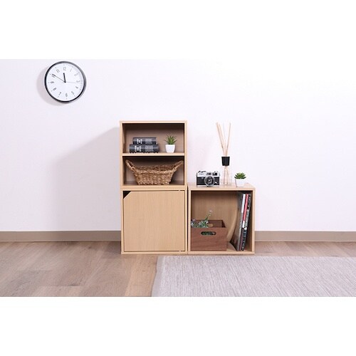 不二貿易 キューブボックス ナチュラル CB35O