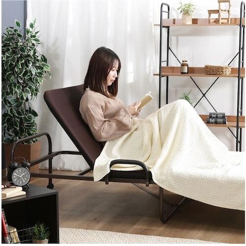 不二貿易 ワンタッチベッド フリーロック42段