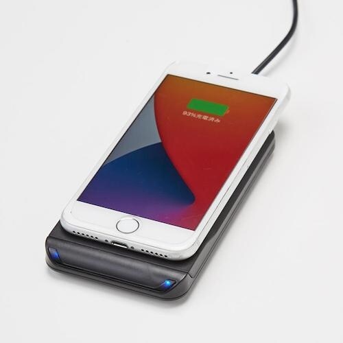 アイメディア ワイヤレススマホ充電器スタンド型