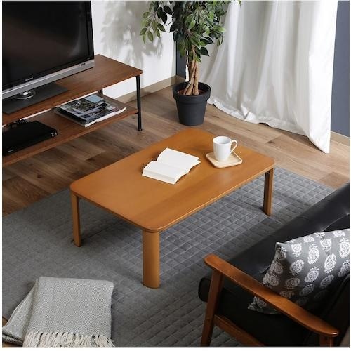 不二貿易 折脚ローテーブル(ナチュラル) KSM−