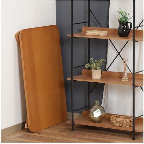 不二貿易 折脚ローテーブル(ナチュラル) KSM−