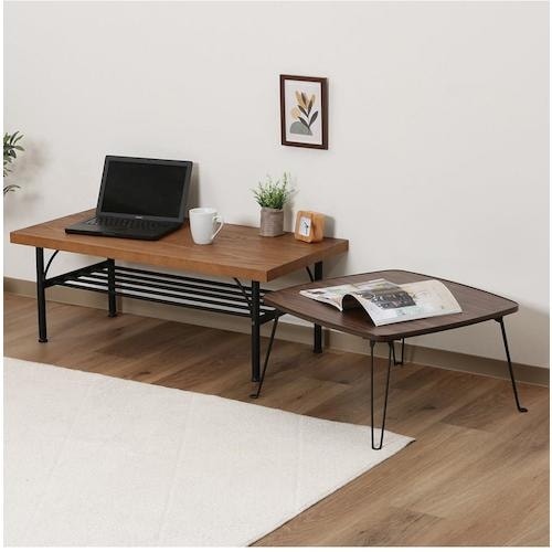 不二貿易 ローテーブル 角60 BR