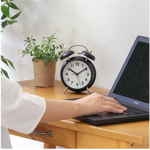 不二貿易 置時計 ベル BK