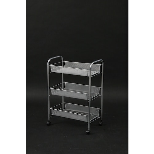 不二貿易 メッシュ トローリー3段SV