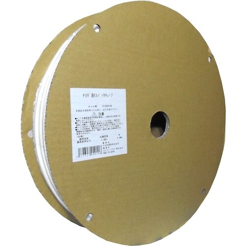 チヨダ TE−AF型スパッタチューブW(白)12m