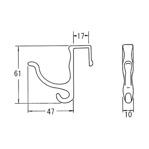 ニッサチェイン PB−18B大ブロンズ 枝長押帽子