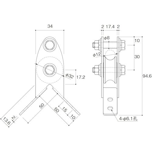 ふじわら コーナー滑車