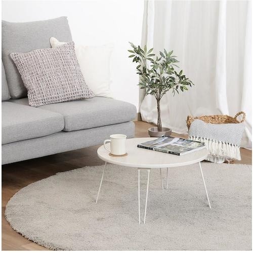 不二貿易 ローテーブル 丸60 WHW