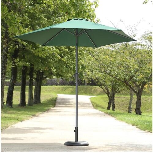 不二貿易 アルミパラソル 240cm グリーン