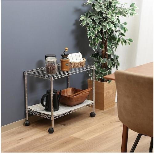 不二貿易 メタルTVラック2段 MTV−2CR