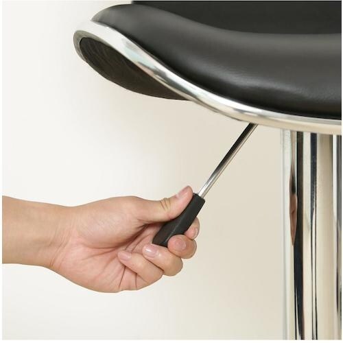 不二貿易 カウンターチェア シェル BK