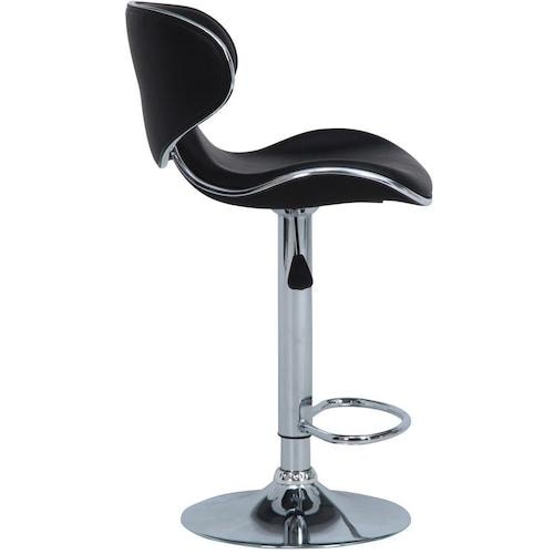 不二貿易 カウンターチェア シェル BK