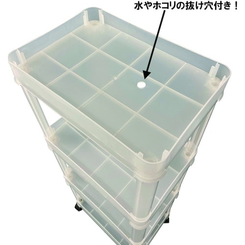 DAIDOHANT 4段ラックTR−400 キャス