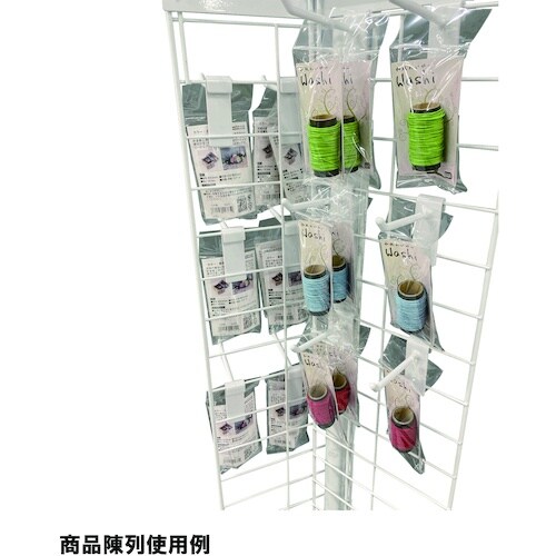 DAIDOHANT 回転ネット什器 三面 白 TK