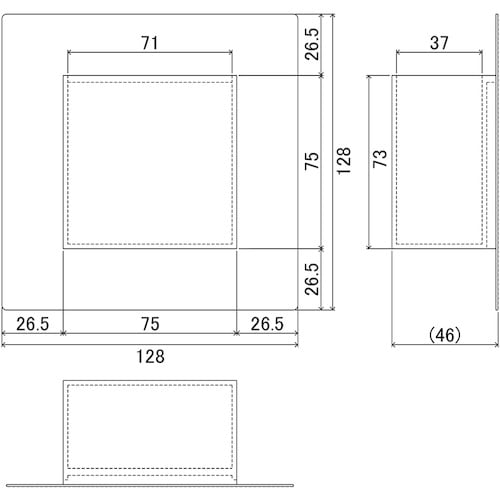 DAIDOHANT 粘着収納ボックス クリア128