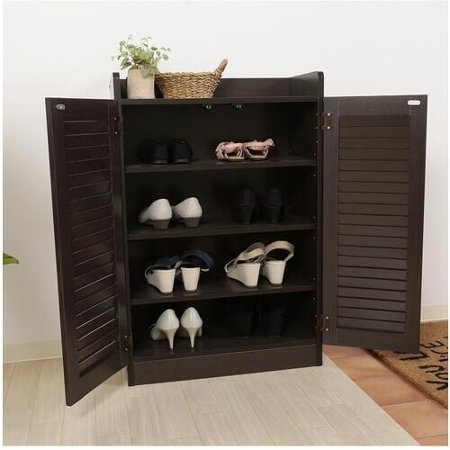 不二貿易 ルーバーシューズボックス(オープントップ