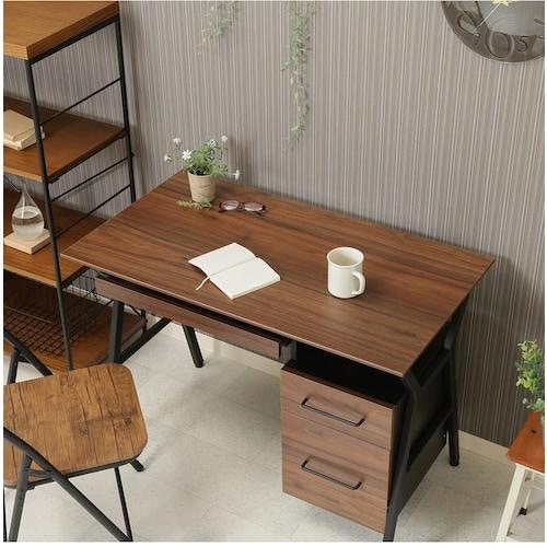 不二貿易 デスク クレバー ブラウン