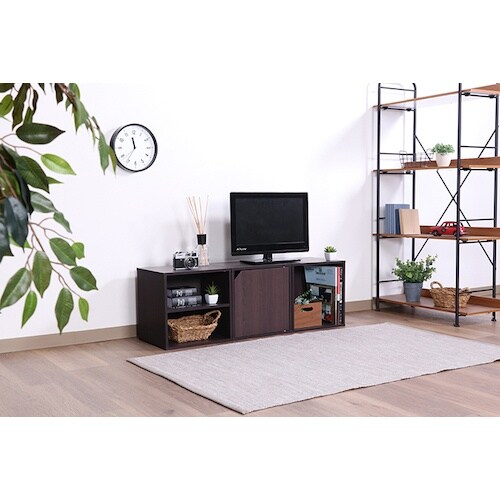 不二貿易 キューブボックス ブラウン CB35OP