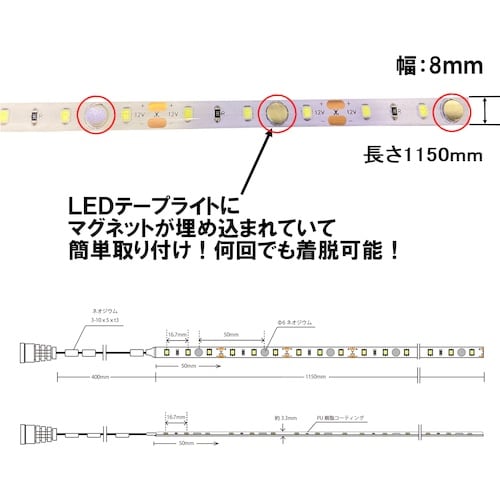 DAIDOHANT MAG LEDテープライトL1