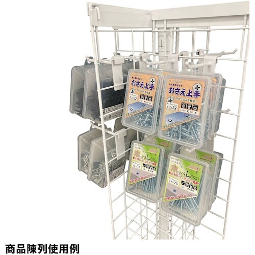 DAIDOHANT 回転ネット什器 四面 白 TK