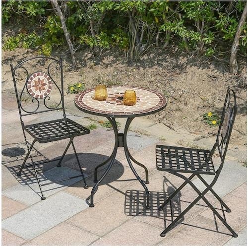 不二貿易 モザイクテーブル 星柄