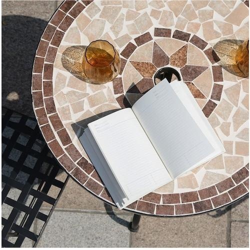 不二貿易 モザイクテーブル 星柄