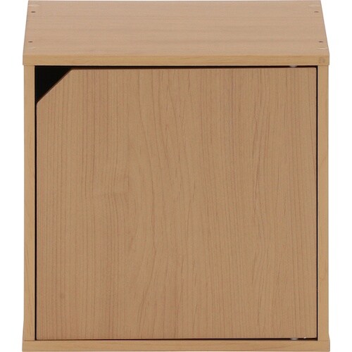 不二貿易 キューブボックス 扉付 ナチュラル CB