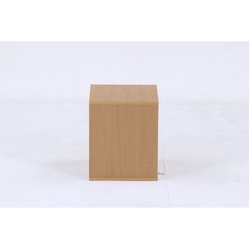 不二貿易 キューブボックス 扉付 ナチュラル CB